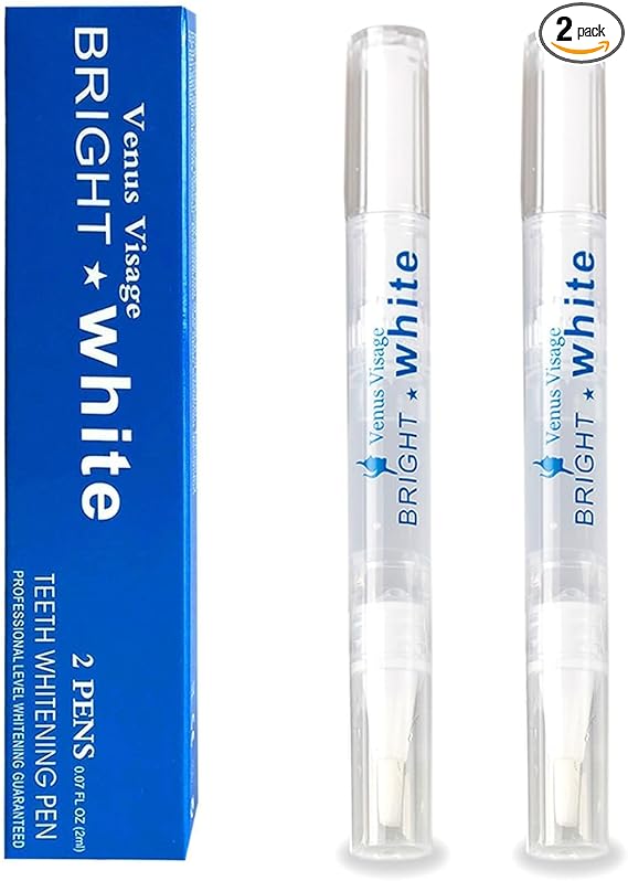 Venus Visage Award-Winning Teeth Whitening Pen – Mint, 0.07 Fl Oz (Pack of 2)