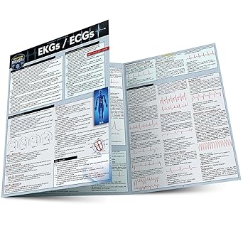 EKGs / ECGs: a QuickStudy Laminated Reference Guide Pamphlet – May 1, 2025